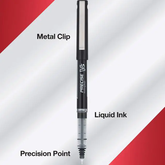 Alt view image 2 of 6 - Precise V5 Pens, Extra Fine Point (0.5mm) Assorted Ink Pens, 12-Pack
