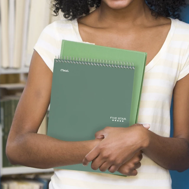 Alt view image 7 of 7 - Top Spiral Notebook + Study App,Subject, College Ruled Notepad, 8-1/2" x 11", 100 Sheets, Fights Ink Bleed, Water Resistant Cover, Seaglass Green (820058C-ECM) (Pack of 12)