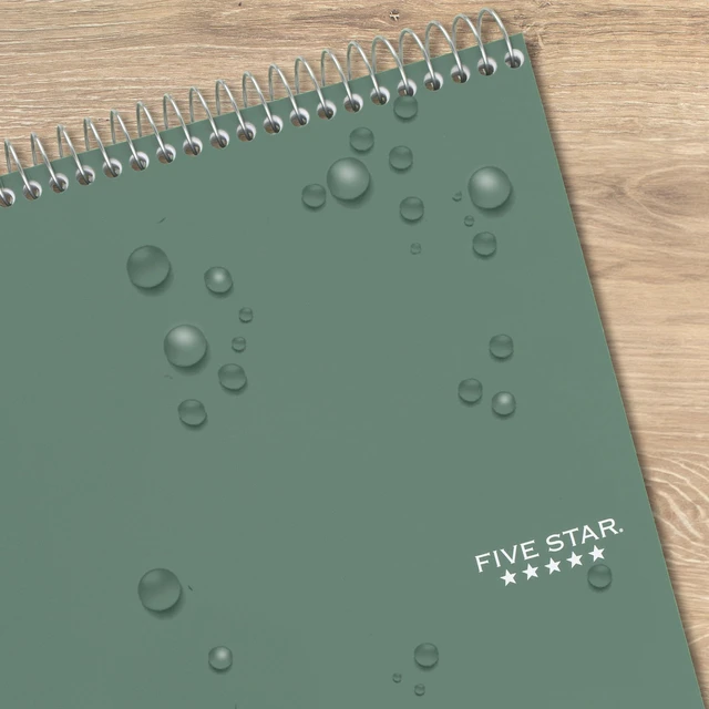 Alt view image 6 of 7 - Top Spiral Notebook + Study App,Subject, College Ruled Notepad, 8-1/2" x 11", 100 Sheets, Fights Ink Bleed, Water Resistant Cover, Seaglass Green (820058C-ECM) (Pack of 12)