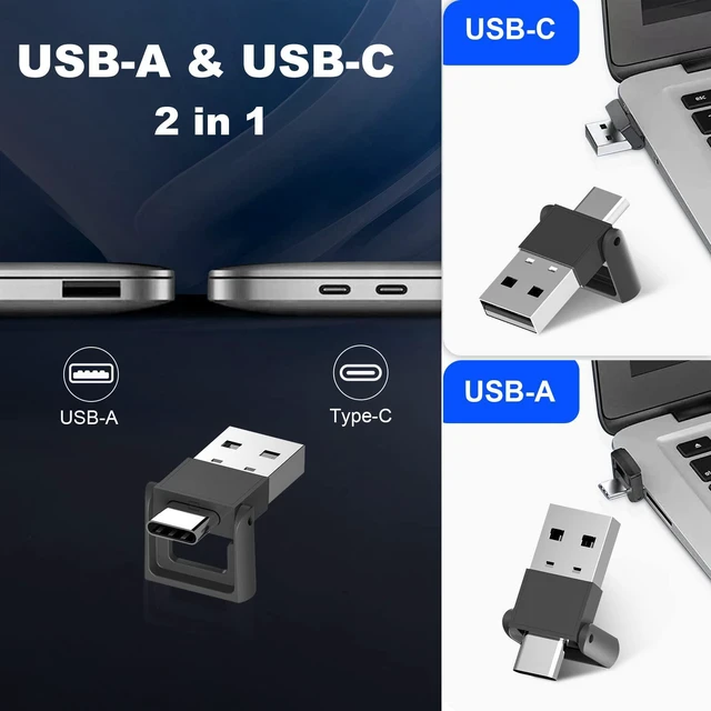 Alt view image 4 of 7 - Aluminum Alloy Presentation Clicker with Green Laser Pointer 2in1 USB/Type C Receiver Wireless Presenter Remote PowerPoint Clicker for Computer Laptop/PPT/Google Slides/Windows/Mac