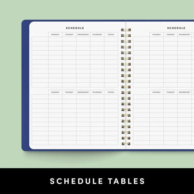 Alt view image 6 of 7 - Academic Planner, Weekly & Monthly Planner & Calendar, 12-Months, July 2026 - June 2027, (9.5" x 11"), School & Student Planning Agenda with Tabs, Bonus Pages & Inner Pocket, Dark Green