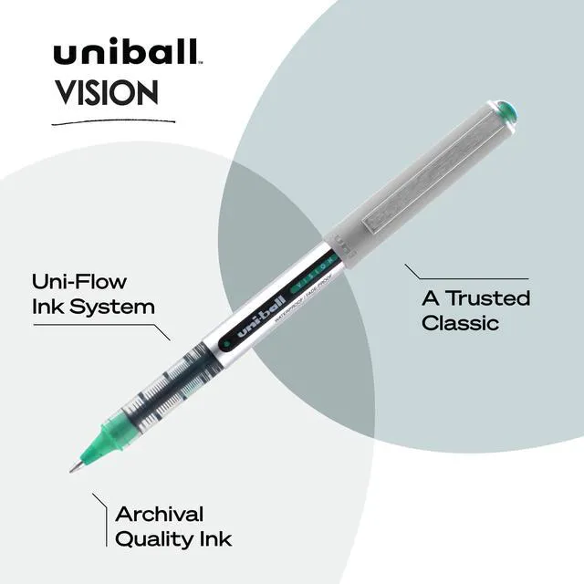 Alt view image 5 of 7 - 60381PP Vision Rollerball Pens, Fine Point (0.7mm), Fashion Colors, 5 Count