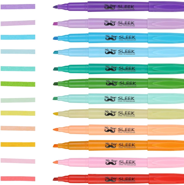 Alt view image 6 of 7 - Bulk Highlighter Set, 144 Pack, Assorted Colors, Chisel Tip Quick-Dry, Smear-Resistant, Odorless Highlighters Bulk for School, Office & Journaling