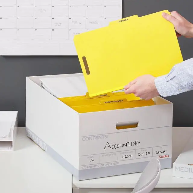 Alt view image 7 of 7 - Medium Duty File Box, Lift Off Lid, Legal, White/Gray, 12/Carton