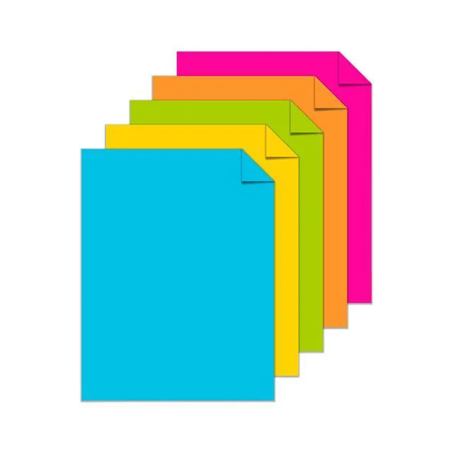 Alt view image 3 of 7 - Astrobrights® Bright Color Paper, Letter Size Paper, 24 lb, Assorted Colors, 500 Sheets