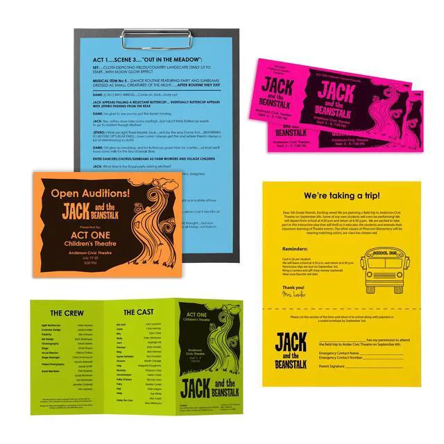 Alt view image 5 of 7 - Astrobrights® Bright Color Paper, Letter Size Paper, 24 lb, Assorted Colors, 500 Sheets