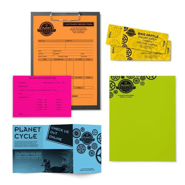 Alt view image 4 of 7 - Astrobrights® Bright Color Paper, Letter Size Paper, 24 lb, Assorted Colors, 500 Sheets