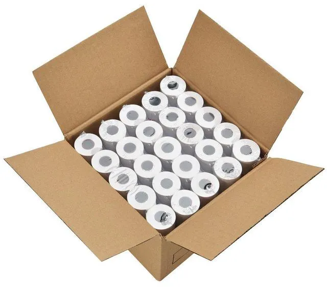 Main image of 2-1/4" x 50' Thermal Paper Rolls - 150 Rolls Premium POS Receipt Paper for Credit Card Terminals & Systems | High-Definition, Cost-Saving Bulk Pack!