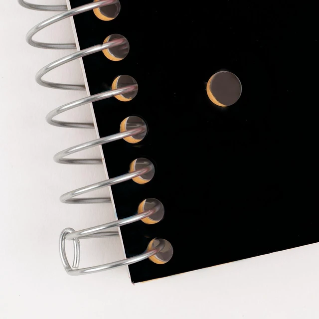 Alt view image 5 of 7 - Spiral Notebook + Study App, 5 Subject, Wide Ruled Paper, 8" x 10-1/2", 200 Sheets, Fights Ink Bleed, Water Resistant Cover, Black (72045) (Pack of 2)