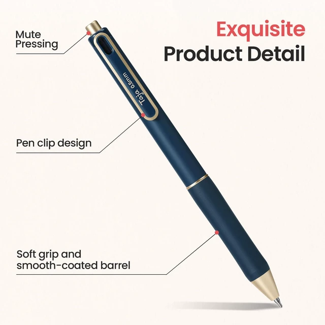 Alt view image 2 of 7 - Gel Pens, 12 Pcs Quick Dry Color Ink Pens, 0.5mm Fine Point, Pastel Retractable Pens with Soft Grip, Smooth Writing for Journaling and Note Taking, Cute Aesthetic Design for Women & Men