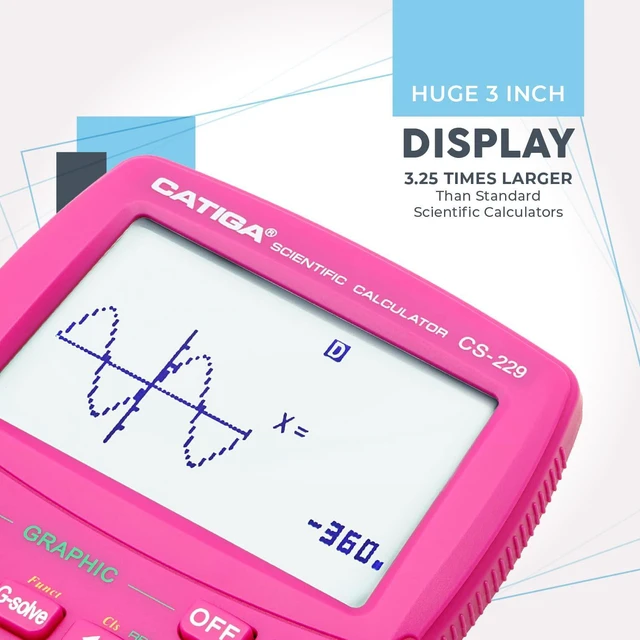 Alt view image 6 of 7 - Scientific Calculators with Graphic Functions, Graphing Calculators with Multiple Modes, Scientific Calculators for Students, High School or College Courses, Calculadora Cientifica, CS-229