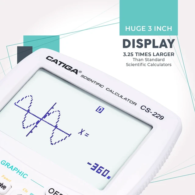 Alt view image 6 of 7 - Scientific Calculators with Graphic Functions, Graphing Calculators with Multiple Modes, Scientific Calculators for Students, High School or College Courses, Calculadora Cientifica, CS-229