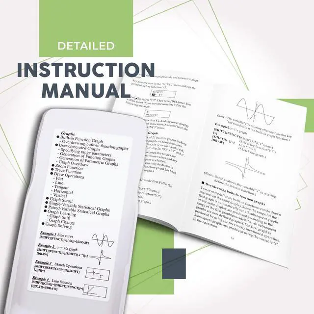 Alt view image 5 of 7 - Scientific Calculators with Graphic Functions, Graphing Calculators with Multiple Modes, Scientific Calculators for Students, High School or College Courses, Calculadora Cientifica, CS-229