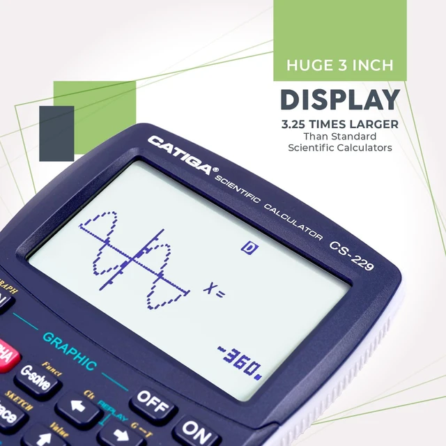 Alt view image 6 of 7 - Scientific Calculators with Graphic Functions, Graphing Calculators with Multiple Modes, Scientific Calculators for Students, High School or College Courses, Calculadora Cientifica, CS-229