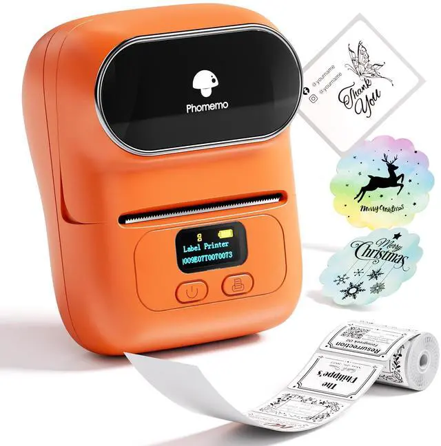 Main image of Label Maker Machine, Portable Thermal Label Printer with Display 2 Inch Bluetooth Label Maker Easy to Use for Small Business, Home, School, Organization, Office, APP with 6000+ Templates