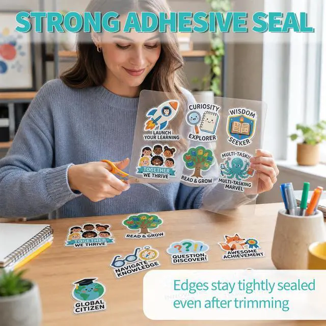 Alt view image 4 of 7 - 11x17 Laminating Sheets, 100 Pack, 3 Mil Thermal Laminating Pouch 11.5 x 17.5 Inch Thermal Laminating Pouches, Ultra Clear, Glossy, Heat Seal, Round Corner, School Office Supplies