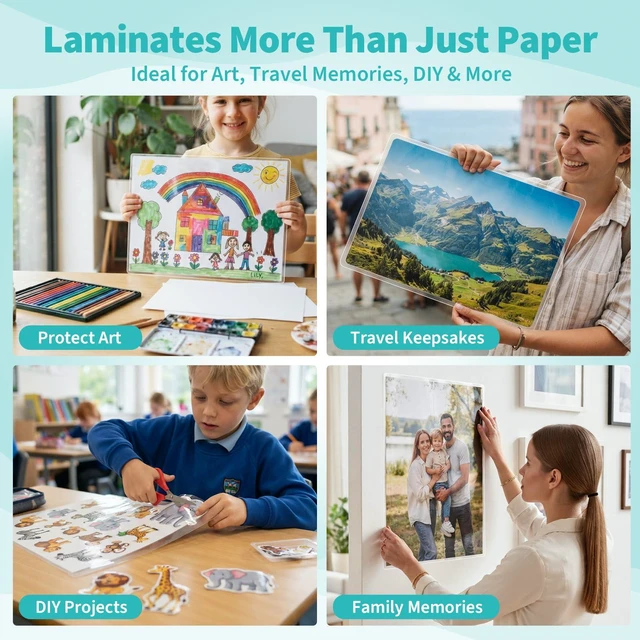 Alt view image 7 of 7 - 11x17 Laminating Sheets, 100 Pack, 3 Mil Thermal Laminating Pouch 11.5 x 17.5 Inch Thermal Laminating Pouches, Ultra Clear, Glossy, Heat Seal, Round Corner, School Office Supplies