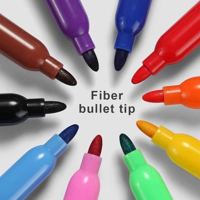 Alt view image 3 of 4 - Bulk Dry Erase Markers, Fine Tip, 80 Count, Assorted Colors Low Odor Dry Erase Pens for Whiteboards, Glass, Dry Erase Calendars, Office, School, Home, Easy Erase, Quick Dry Ink