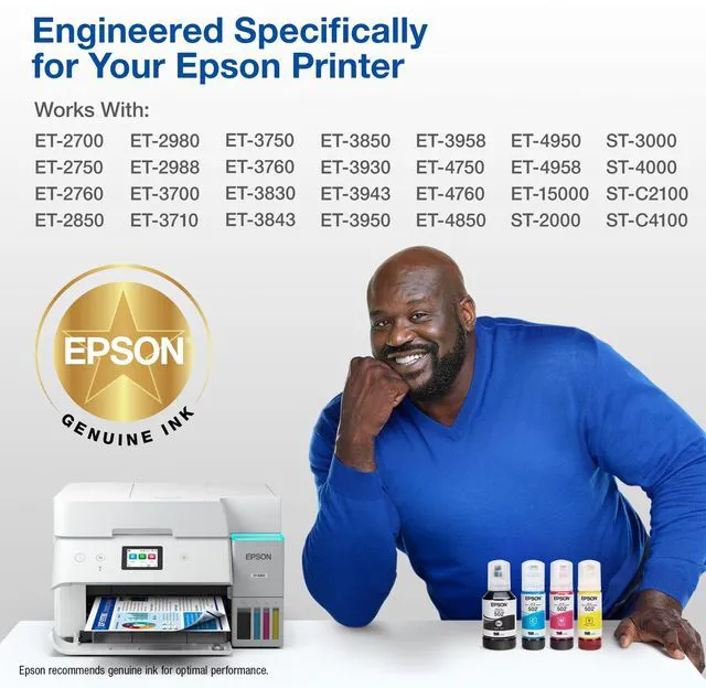 Alt view image 3 of 7 - 502 EcoTank Ink Ultra-high Capacity Bottle Magenta Works with ET-2850,ET-2980,ET-2988,ET-3850,ET-3930,ET-3950,ET-4850,ET-4950 and Other Select EcoTank Models,(Pack of 2)
