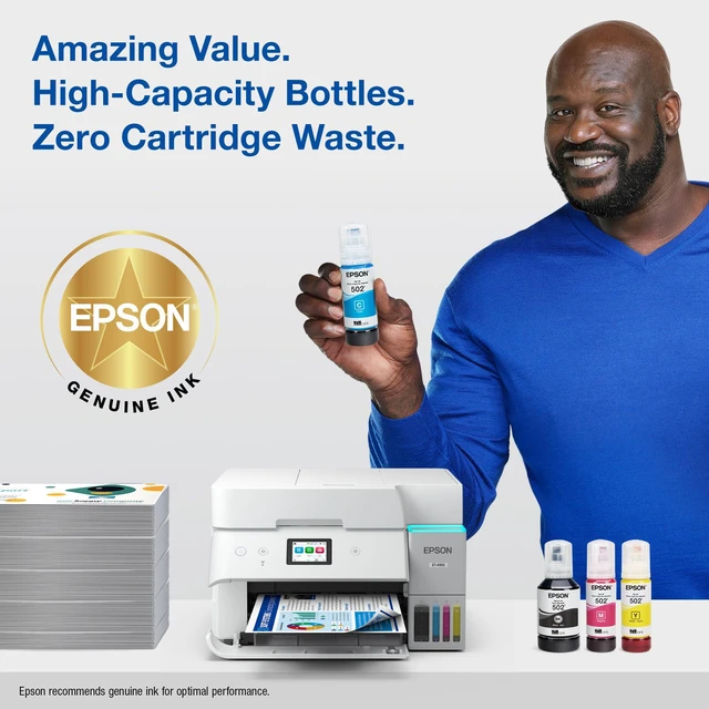 Alt view image 4 of 7 - 502 EcoTank Ink Ultra-high Capacity Bottle Magenta Works with ET-2850,ET-2980,ET-2988,ET-3850,ET-3930,ET-3950,ET-4850,ET-4950 and Other Select EcoTank Models,(Pack of 2)
