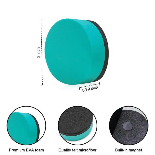 Alt view image 2 of 6 - Mini Dry Erase Erasers, 48 Pack, 2 x 2 Inch