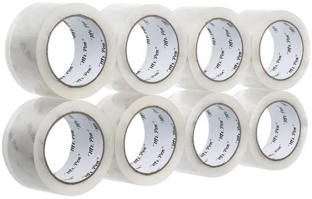 Main image of Packing Tape, 8 Pack, 2 Inch Wide, 60 Yards, Clear Heavy Duty Packing Tape for Shipping, Packaging, Moving and Storage
