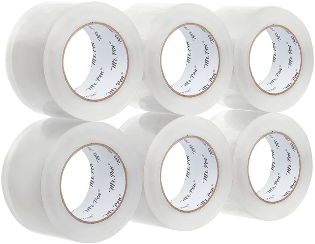 Main image of Packing Tape, 6 Pack, 1.88 Wide, 109 Yards, Clear Heavy Duty Packing Tape for Shipping, Packaging, Moving and Storage