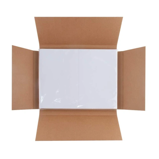 Alt view image 7 of 7 - L LIKED Half Sheet Shipping Label, 200 Labels, 5.5 x 8.5, 30 Sheets 2 per sheet, strong adhesive, laser/inkjet compatible, for shipping, address & product