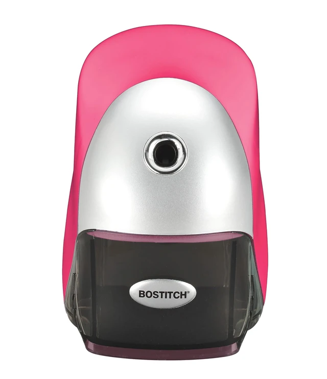 Alt view image 2 of 7 - Office QuietSharp Executive Heavy Duty Electric Pencil Sharpener for 65% Faster Sharpening and 6X Longer Cutter Life - Colored Pencil Compatible, Pink