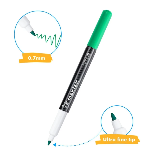 Alt view image 2 of 7 - Dry Erase Markers Ultra Fine Tip, 36 Count 12 Colors Low Odor, School Supplies, Classroom, Whiteboard Markers
