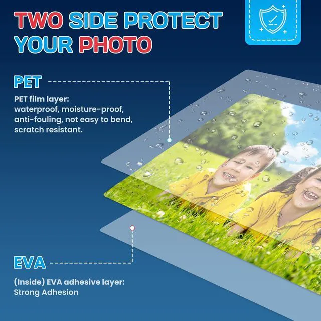 Alt view image 3 of 7 - 200 Pack Laminating Sheets, Hold 11 x 17 Inch Sheet, 3 Mil Clear Thermal Laminating Pouches 11.5 x 17.5 Inch Lamination Sheet Paper for Laminator, Round Corner