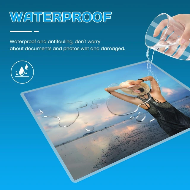 Alt view image 4 of 7 - 200 Pack Laminating Sheets, Hold 11 x 17 Inch Sheet, 3 Mil Clear Thermal Laminating Pouches 11.5 x 17.5 Inch Lamination Sheet Paper for Laminator, Round Corner