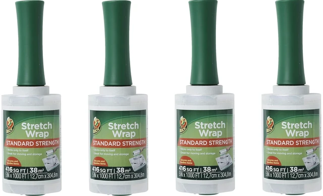 Main image of Brand Stretch Wrap Roll, Clear, 5 inches by 1000 feet, 285849, Set of 4