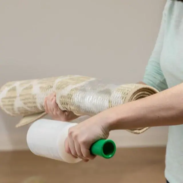 Alt view image 5 of 6 - Brand Stretch Wrap Roll, Clear, 5 inches by 1000 feet, 285849, Set of 4