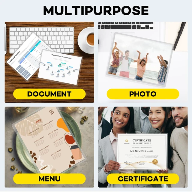 Alt view image 6 of 7 - Laminating Sheets,300 Pack,3 mil,9x11.5,Thermal Pouches Clear Letter Size, 9 x 11.5 Inches, Thermal Laminating Pouches, Lamination Paper, Office & School Supplies
