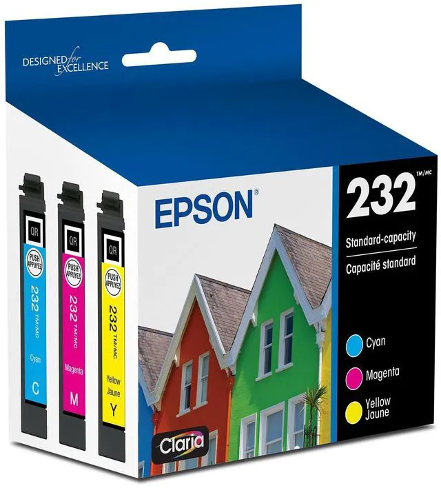 Main image of 232 Claria Ink Standard Capacity Color Combo Pack (T232520-S) Works with Workforce WF-2930, 2950 and Expression XP-4200, 4205