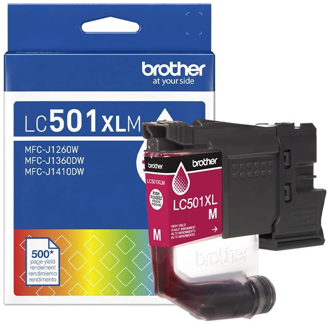 Main image of Genuine LC501XLM High Yield Magenta Ink Cartridge (for use with Work Smart 1260, 1360, and 1410 Printers)