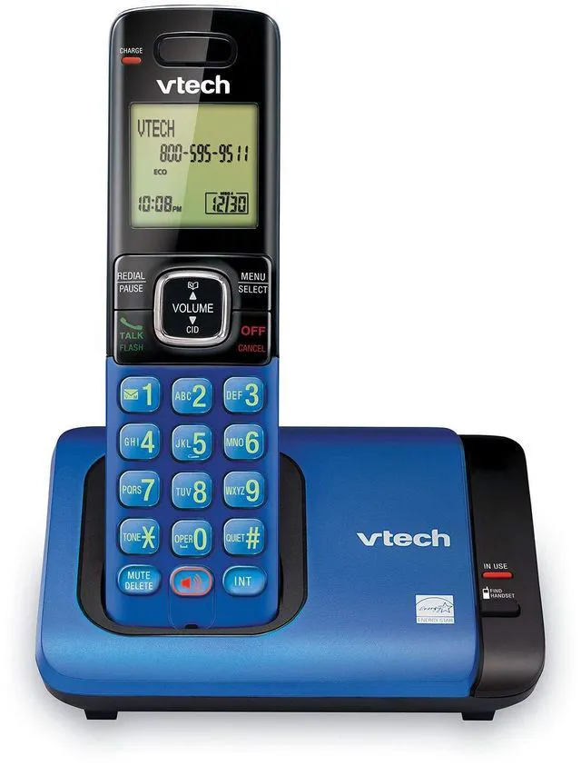 Main image of CS6719-15 DECT 6.0 Phone with Caller ID/Call Waiting, 1 Cordless Handset, Blue