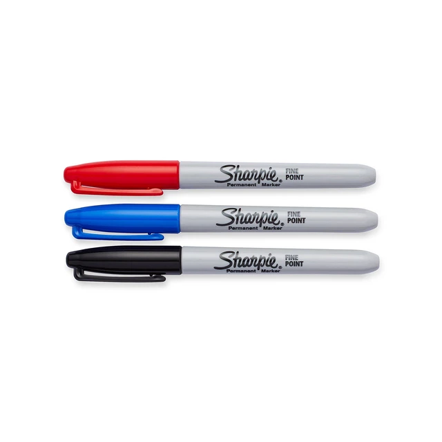 Alt view image 2 of 5 - Permanent Markers, Fine Point (Pack of 5)