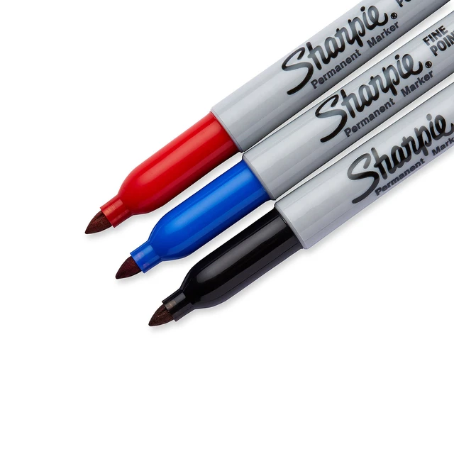 Alt view image 3 of 5 - Permanent Markers, Fine Point (Pack of 5)