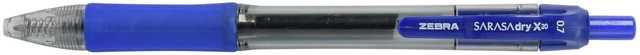 Alt view image 2 of 3 - SARASA X20 Retractable Gel Pen, Blue Ink, 0.7mm, 12-Pack Rapid-Dry Ink, Smear-Resistant, Ideal for Left-Handed Writers, Note-Taking, Office, School Supplies, Medium Point Tip (46820)