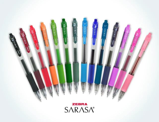 Alt view image 3 of 5 - SARASA X20 Retractable Gel Pen, Blue Ink, 0.7mm, 36-Pack Rapid-Dry Ink, Smear-Resistant, Ideal for Left-Handed Writers, Note-Taking, Office, School Supplies, Medium Point Tip (46236)