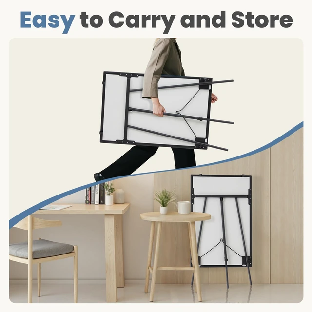 Alt view image 5 of 7 - Magnetic White Board Easel 36"x24", Silver Aluminium Frame & Black 36"x24" magnetic dry erase. Height 28"-48" for adults & kids. Foldable for classroom. Includes tray & 2 magnets