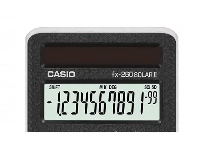 Alt view image 5 of 7 - fx-260 Solar II Scientific Calculator | 10-Digit Display | Fraction & Trig Functions | Ideal for Middle School, High School Math, Algebra, Trigonometry | Solar Powered (Pack of 2)