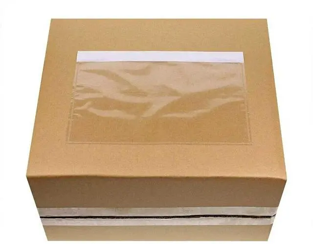 Alt view image 2 of 6 - Clear 7.5'' x 5.5'' Packing List Envelopes, Adhesive Shipping Label Pouches/Sleeves (150 Pack)