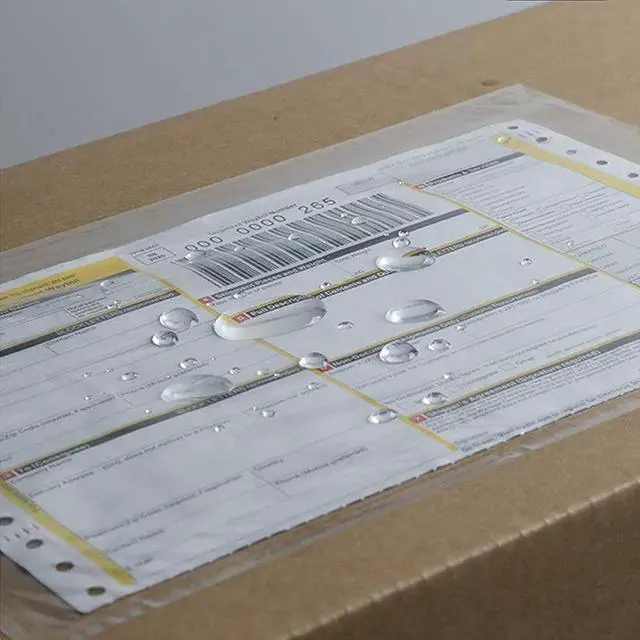 Alt view image 3 of 6 - Clear 7.5'' x 5.5'' Packing List Envelopes, Adhesive Shipping Label Pouches/Sleeves (150 Pack)
