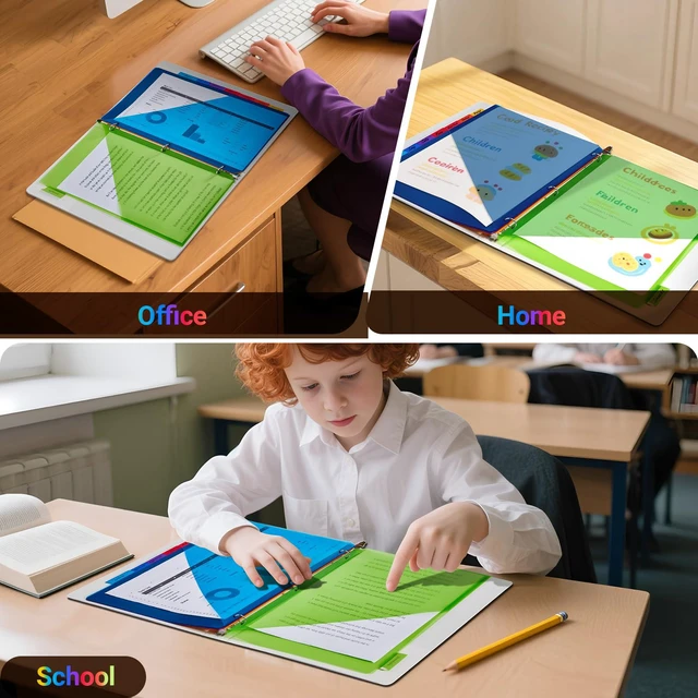 Alt view image 7 of 7 - 8-Tab Dividers for 3-Ring Binders, 96 Counts 3 Holes Index Dividers with 2 Pockets, Insertable 8 Tabs Binder Divider for 1/2''/1''/2''/3'' inch Binders, 8 Colors (12)