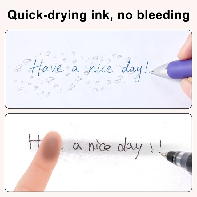 Alt view image 6 of 7 - Gel Pens, 100 Pcs Pens Blue Ink, Retractable Medium Point Pen 0.7mm Smooth Writing, Fast Dry, No Bleed for Journaling Note Taking, Home School Office Supplies