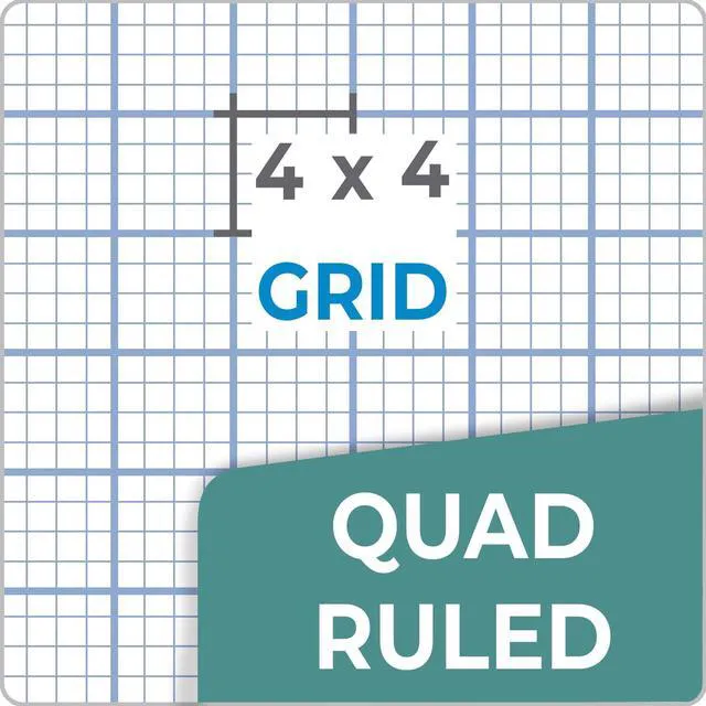 Alt view image 4 of 7 - 50 Pack Bulk Graph Paper Composition Notebook, A5 Kraft Notebook Bulk Quad Ruled Margins, 120 Pages (60 Sheets), A5 Paper, Graph Notebooks, Rainbow Spines, Bulk A5 Notebook Journals