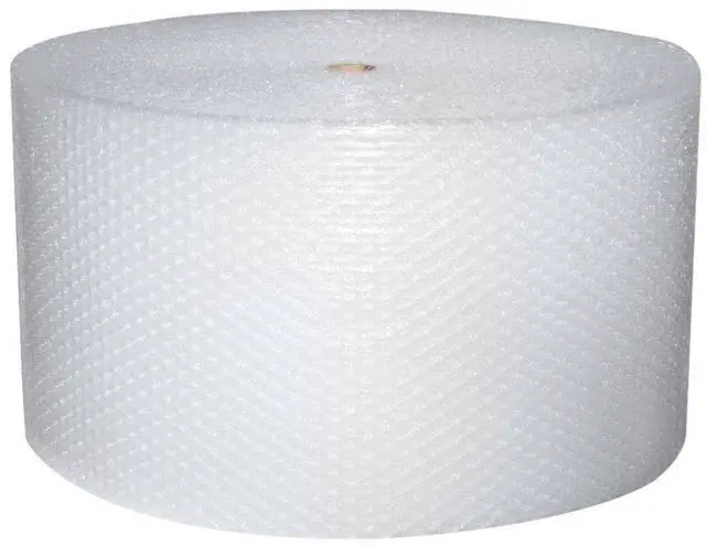 Main image of Small Bubble 350 ft 12 Inch Width Bubble Cushioning Rolls, Perforated Every 12" for Packaging, Shipping, Mailing Made In USA